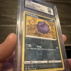 2021 Pokemon Koffing Chilling Reign Reverse Holo #94 CGC Guinness World Records - Image 2