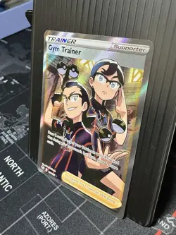 Pokemon Gym Trainer 191/195 Silver Tempest Ultra Rare Full Art Holo - Image 2