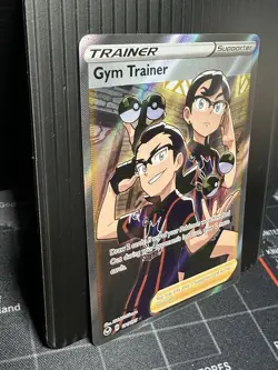 Pokemon Gym Trainer 191/195 Silver Tempest Ultra Rare Full Art Holo - Image 3