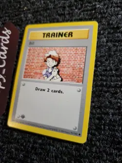 Pokemon TCG | Bill 91/102 | Base Set 1st Edition | LP-PL - Image 2