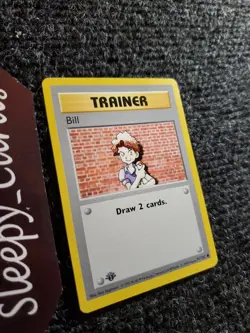 Pokemon TCG | Bill 91/102 | Base Set 1st Edition | LP-PL - Image 3