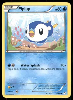 Pokemon TCG Pokemon Piplup Piplup Common Regular - Image 1