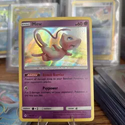Mew Holo Rare SM Unbroken Bonds 76/214 NM Pokemon TCG - Image 1