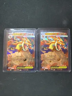 Set Of 2 Mega Charizard Y EX 22/217 Ascended Heroes Pokemon TCG NM - Image 1