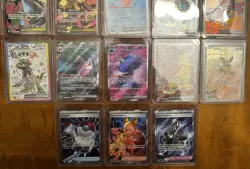 Full Art Pokemon Card Lot W/Phantasmal Flames Charizard - Image 4