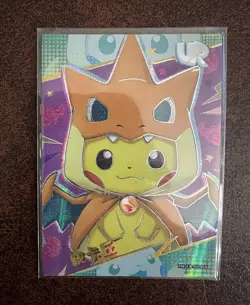 Pokemon Poncho Pikachu Mega Charizard - Eif Origins - Image 1