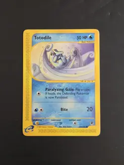 Pokemon Card - Totodile Expedition 135/165 Common NM/LP - Image 1
