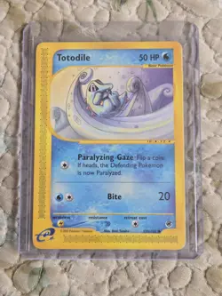Pokemon Card - Totodile Expedition 135/165 Common NM/LP - Image 3