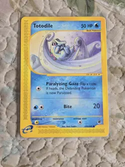 Pokemon Card - Totodile Expedition 135/165 Common NM/LP - Image 4
