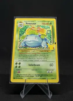 Pokemon TCG - Celebrations 25th Anniversary - Pokemon Venusaur 15/102 Holo MINT - Image 1