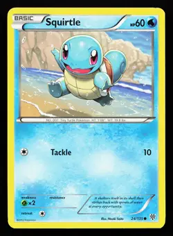 Squirtle 24/135 Common Plasma Storm Pokemon Card - Image 1