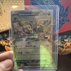 Pokemon TCG Umbreon ex Prismatic Evolutions Holo Card 060/131 280 HP Double Rare - Image 1