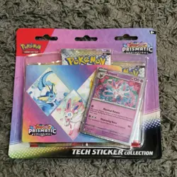 Pokemon TCG Scarlet Violet Prismatic Evolutions Tech Sticker Collection Sylveon - Image 1