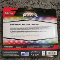Pokemon TCG Scarlet Violet Prismatic Evolutions Tech Sticker Collection Sylveon - Image 4