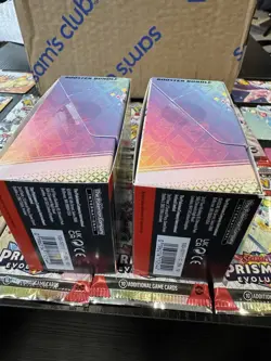 20 Packs Pokemon Prismatic Evolution Sam’s Club Booster Bundle Surprise Box READ - Image 3