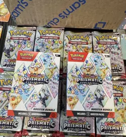 20 Packs Pokemon Prismatic Evolution Sam’s Club Booster Bundle Surprise Box READ - Image 4