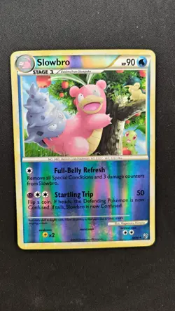 Slowbro 38/90 Reverse Holo – Pokemon Undaunted – LP – Mid Era WOTC HGSS - Image 1