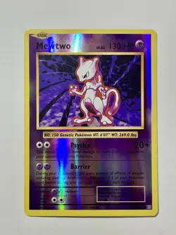 Pokemon TCG Mewtwo Evolutions 51/108 Reverse Holo Rare - 2016 Evolutions LP - Image 1