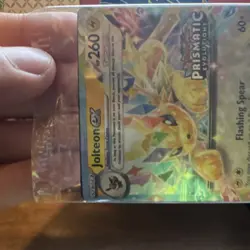 Pokemon Jolteon ex Prismatic Evolutions Promo Holo 030/131 260HP Flashing Spear - Image 3