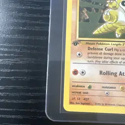 Brock’s Sandshrew 1st edition Gym Heroes 71/132 WOTC vintage Pokemon - Image 2