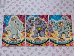 Pokemon Machop #66 Machoke #67 Machamp #68 1999 TOPPS TV Series Blue Label - Image 1