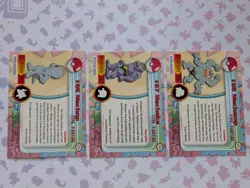 Pokemon Machop #66 Machoke #67 Machamp #68 1999 TOPPS TV Series Blue Label - Image 2