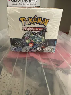 POKEMON TCG SCARLET & VIOLET STELLAR CROWN FACTORY SEALED SV07 BOOSTER BOX - Image 1