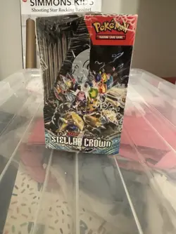 POKEMON TCG SCARLET & VIOLET STELLAR CROWN FACTORY SEALED SV07 BOOSTER BOX - Image 2