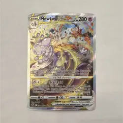 Pokemon Mewtwo VSTAR GG44/GG70 Crown Zenith Galarian Gallery Ultra Rare Holo - Image 1