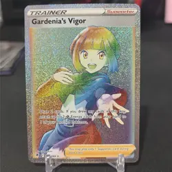 GARDENIA'S VIGOR - #202/189 - Rainbow Rare Pokemon TCG Astral Radiance LP - Image 1