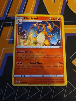 Charizard 025/185 Rare non-holo - Vivid Voltage Pokemon TCG NM - Image 1