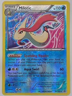 Milotic #44 Pokemon Reverse Holo – Primal Clash NM – 2015 Rare Water - Image 1