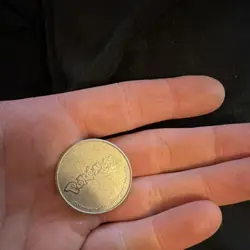 Nintendo Pokemon TCG Pikachu Silver Metal Flip Coin 2001 - Image 2