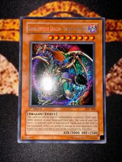 CHAOS EMPEROR DRAGON - ENVOY OF THE END • SECRET RARE • IOC-000 • 1st ED • VLP - Image 5