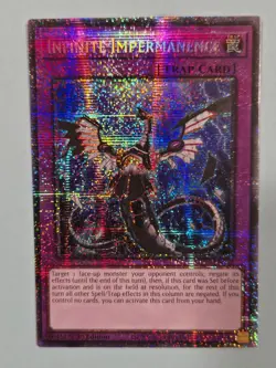 Yu-Gi-Oh! Infinite Impermanence MP25-EN032 Prismatic Secret Rare 1st Edition NM - Image 1
