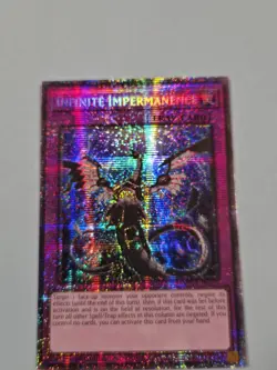 Yu-Gi-Oh! Infinite Impermanence MP25-EN032 Prismatic Secret Rare 1st Edition NM - Image 4