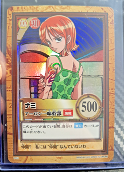 BANDAI One Piece Hyper Battle NAMI HOLO FOIL VERY EARLY TCG SET C151 - Image 1