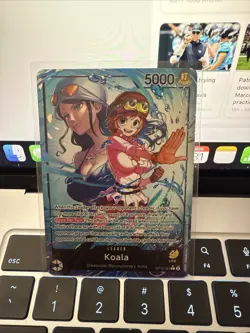 One Piece Legacy Of The Master Koala OP12-081 Leader Alt Art English Nico Robin - Image 1