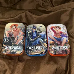 One Piece Tin Pack Set Vol.2 - Art Set of 3 Factory Sealed Tins - Image 1