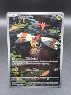 Pokemon TCG Yanma Destined Rivals Full Art Rare Card 183/182 - Image 1