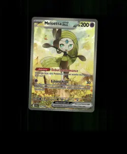 FAN-ART READ DESCRIPTION BELOW HOLO Meloetta Card Meloetta Pokemon Card p1 - Image 1