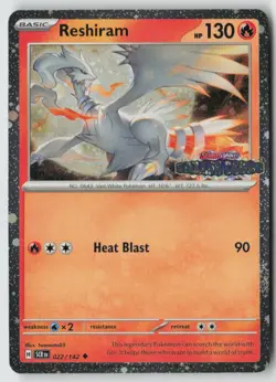Reshiram (Stamped) 022/142 - Miscellaneous Cards & Products Holo - PTCG - Image 1