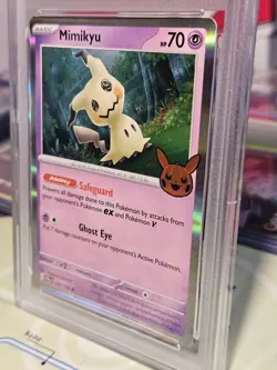 PSA 10 Gem Mint Mimikyu Graded Pokemon Card #097 Trick or Trade 2023 - Image 2