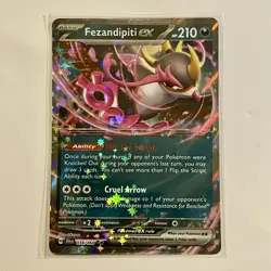 Fezandipiti ex 38/64 Ultra Rare Shrouded Fable NM Pokemon TCG Card -fezandipity - Image 1