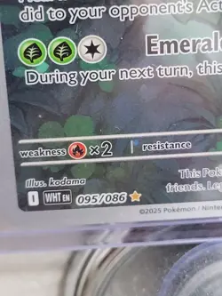Near Mint 2025 Pokemon TCG White Flare Virizion Illustration Rare Card #095/ 086 - Image 2