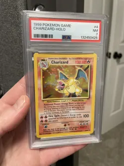 1999 Pokemon Card Base Set 4/102 Charizard Holo Rare - PSA 7 NEAR MINT! - Image 3