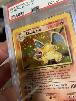 1999 Pokemon Card Base Set 4/102 Charizard Holo Rare - PSA 7 NEAR MINT! - Image 4