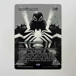 Opposition Agent Borderless Nonfoil Spiderman Card# 0019 MTG - Image 1