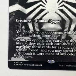 Opposition Agent Borderless Nonfoil Spiderman Card# 0019 MTG - Image 4