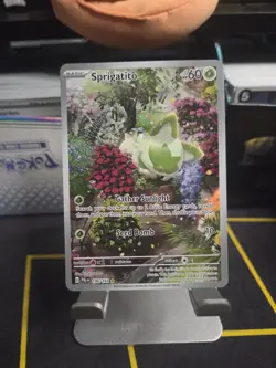 Sprigatito 196/193 SV02: Paldea Evolved Illustration Rare Pokemon Card - Image 1